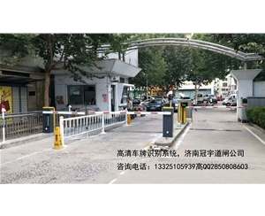 博兴沧州广告道闸安装，车牌识别改造价格